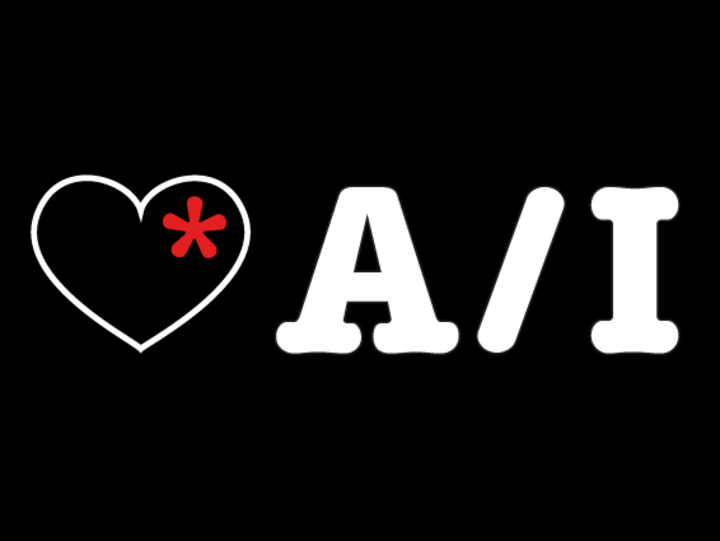 Herzsymbol mit Text A/I